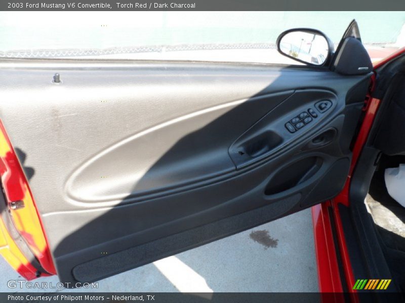Torch Red / Dark Charcoal 2003 Ford Mustang V6 Convertible