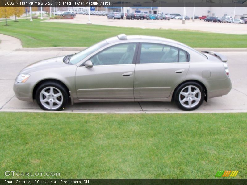 Polished Pewter Metallic / Frost 2003 Nissan Altima 3.5 SE