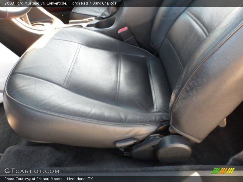 Torch Red / Dark Charcoal 2003 Ford Mustang V6 Convertible