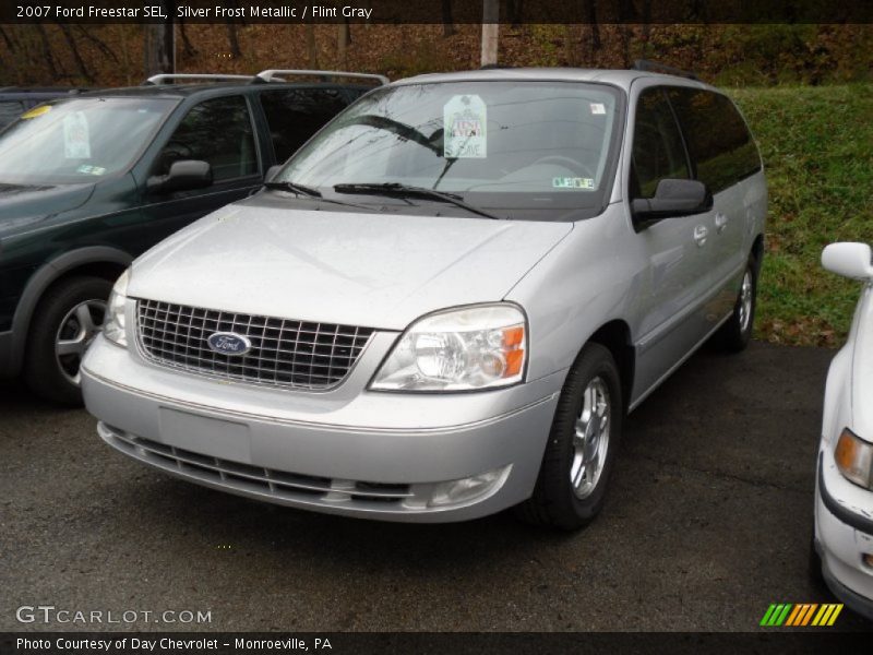 Silver Frost Metallic / Flint Gray 2007 Ford Freestar SEL