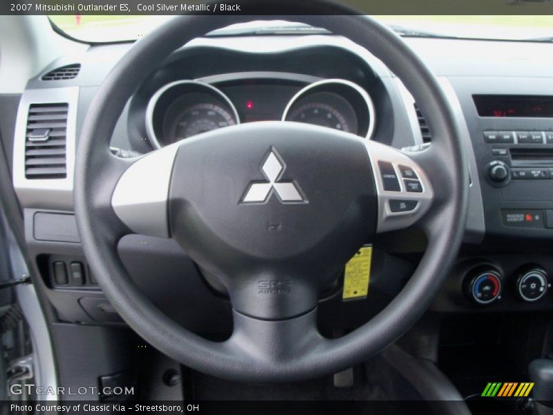 Cool Silver Metallic / Black 2007 Mitsubishi Outlander ES