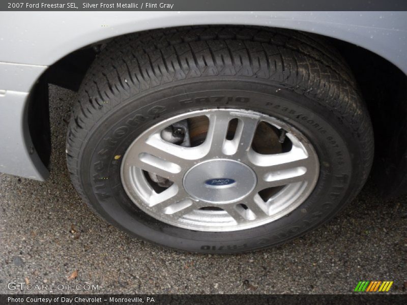 Silver Frost Metallic / Flint Gray 2007 Ford Freestar SEL