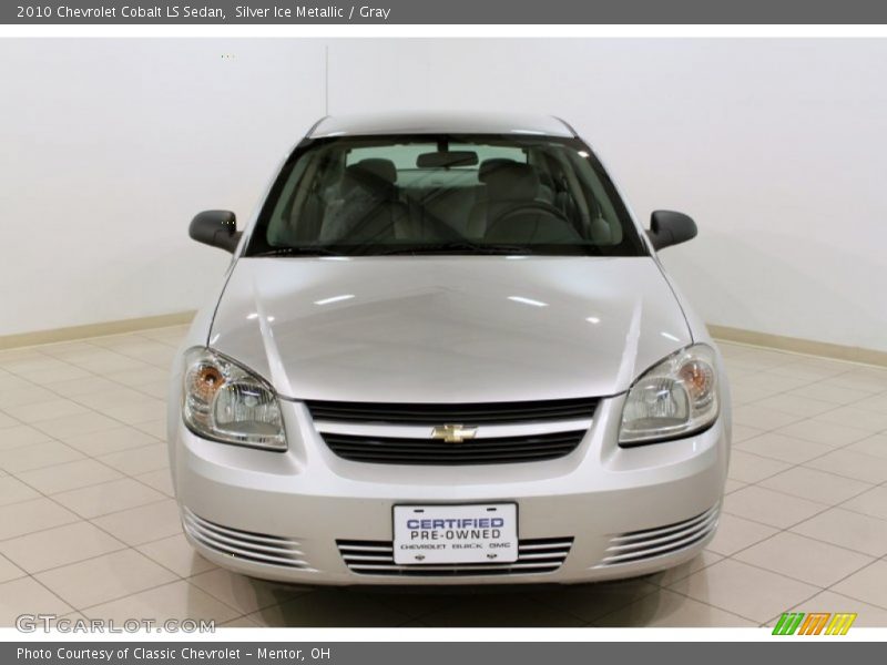 Silver Ice Metallic / Gray 2010 Chevrolet Cobalt LS Sedan