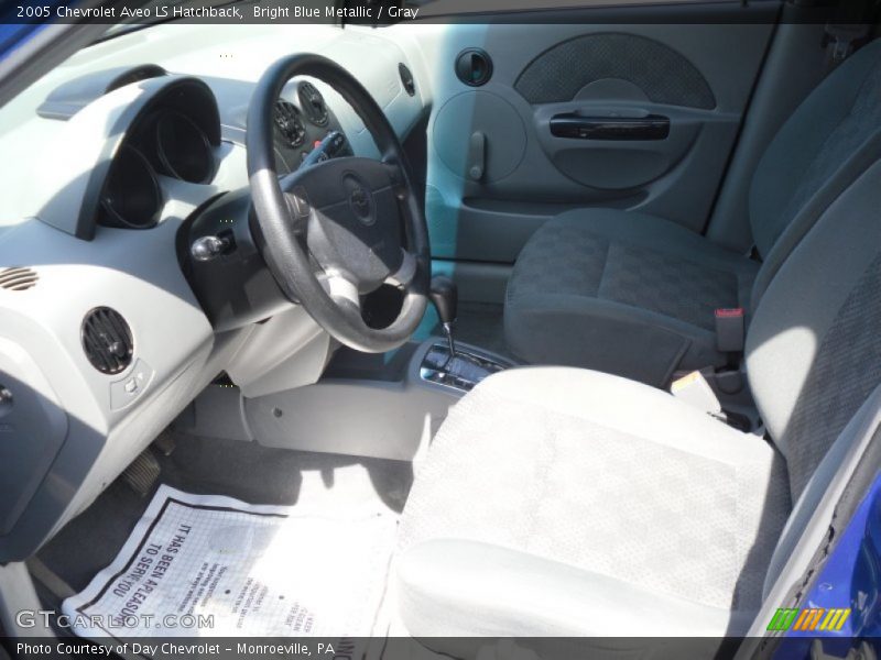 Bright Blue Metallic / Gray 2005 Chevrolet Aveo LS Hatchback