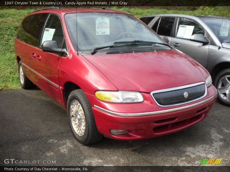 Candy Apple Red Metallic / Mist Gray 1997 Chrysler Town & Country LXi