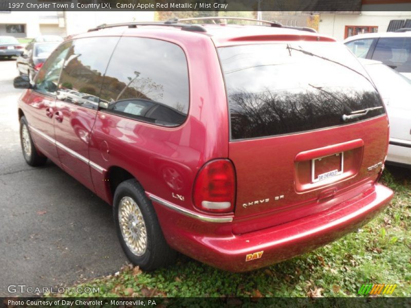 Candy Apple Red Metallic / Mist Gray 1997 Chrysler Town & Country LXi