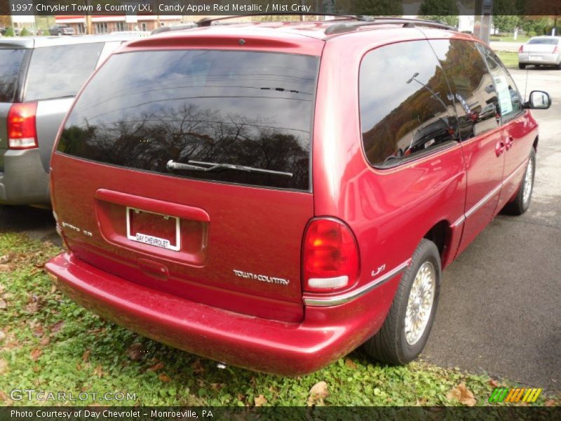 Candy Apple Red Metallic / Mist Gray 1997 Chrysler Town & Country LXi