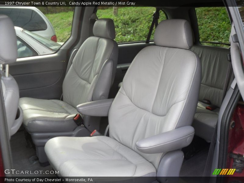 Candy Apple Red Metallic / Mist Gray 1997 Chrysler Town & Country LXi