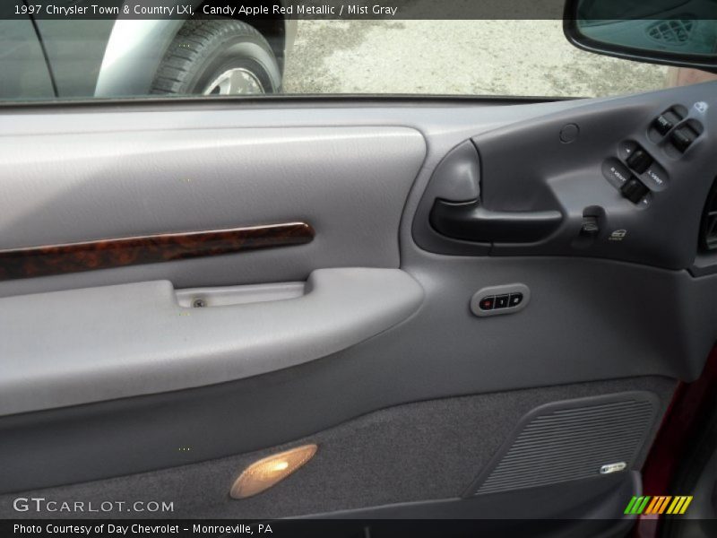 Candy Apple Red Metallic / Mist Gray 1997 Chrysler Town & Country LXi