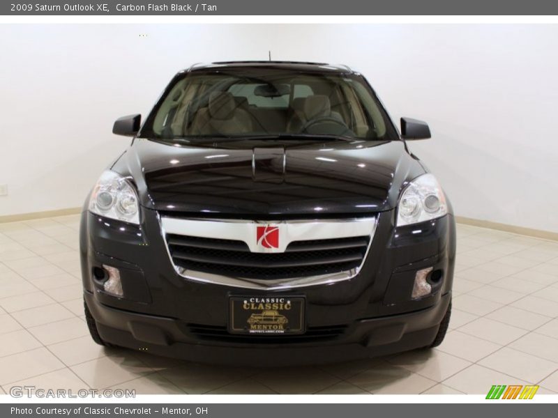 Carbon Flash Black / Tan 2009 Saturn Outlook XE
