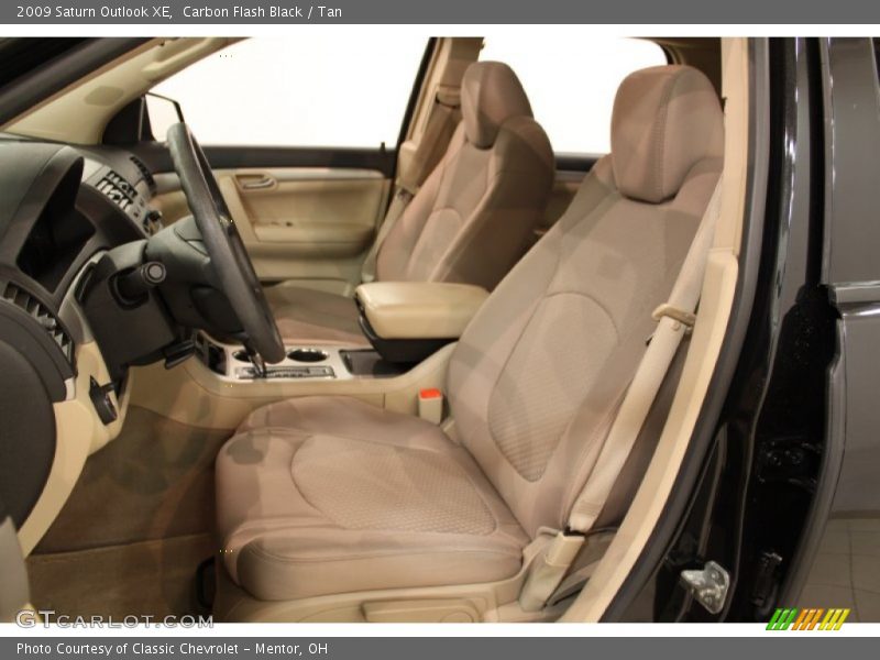 Carbon Flash Black / Tan 2009 Saturn Outlook XE