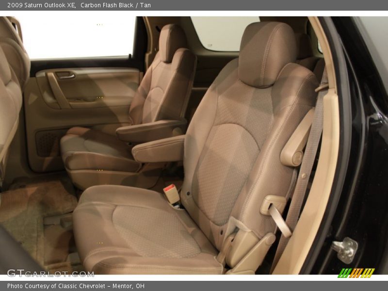 Carbon Flash Black / Tan 2009 Saturn Outlook XE