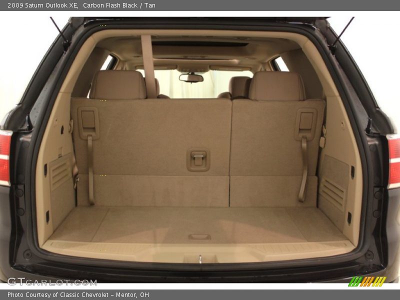 Carbon Flash Black / Tan 2009 Saturn Outlook XE