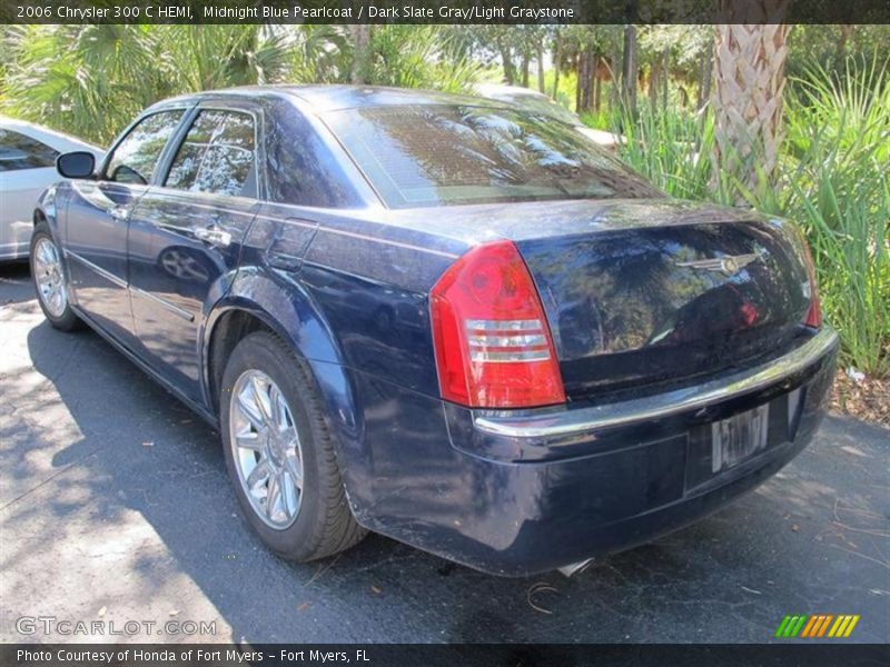Midnight Blue Pearlcoat / Dark Slate Gray/Light Graystone 2006 Chrysler 300 C HEMI