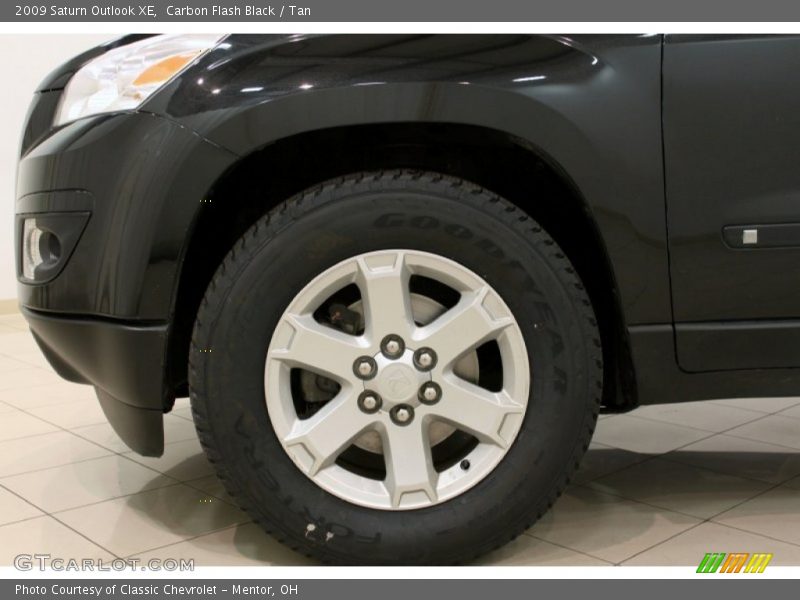 Carbon Flash Black / Tan 2009 Saturn Outlook XE