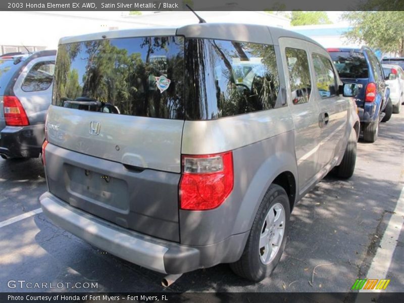 Satin Silver Metallic / Black 2003 Honda Element EX AWD