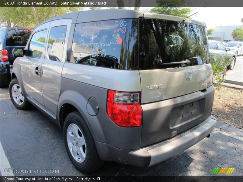 Satin Silver Metallic / Black 2003 Honda Element EX AWD