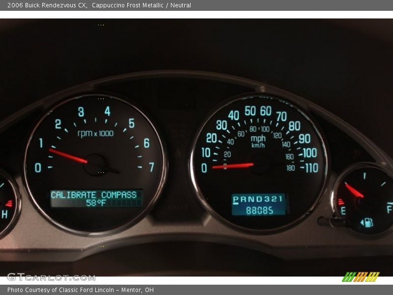 Cappuccino Frost Metallic / Neutral 2006 Buick Rendezvous CX