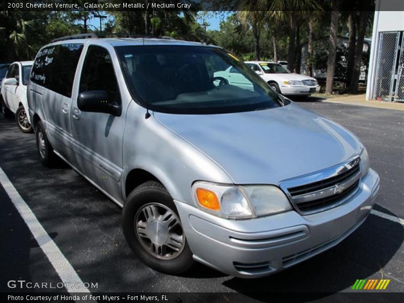 Galaxy Silver Metallic / Medium Gray 2003 Chevrolet Venture
