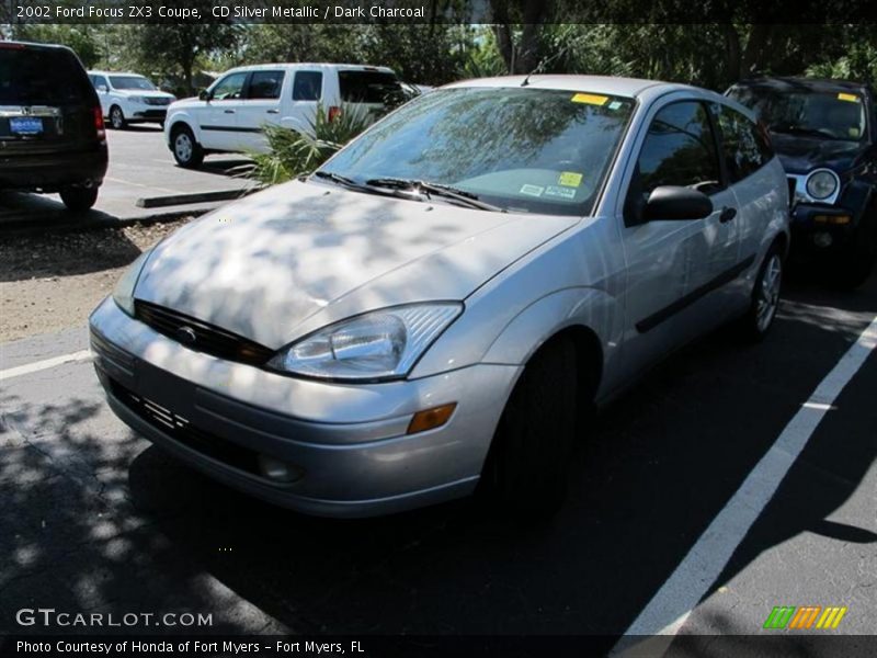 CD Silver Metallic / Dark Charcoal 2002 Ford Focus ZX3 Coupe