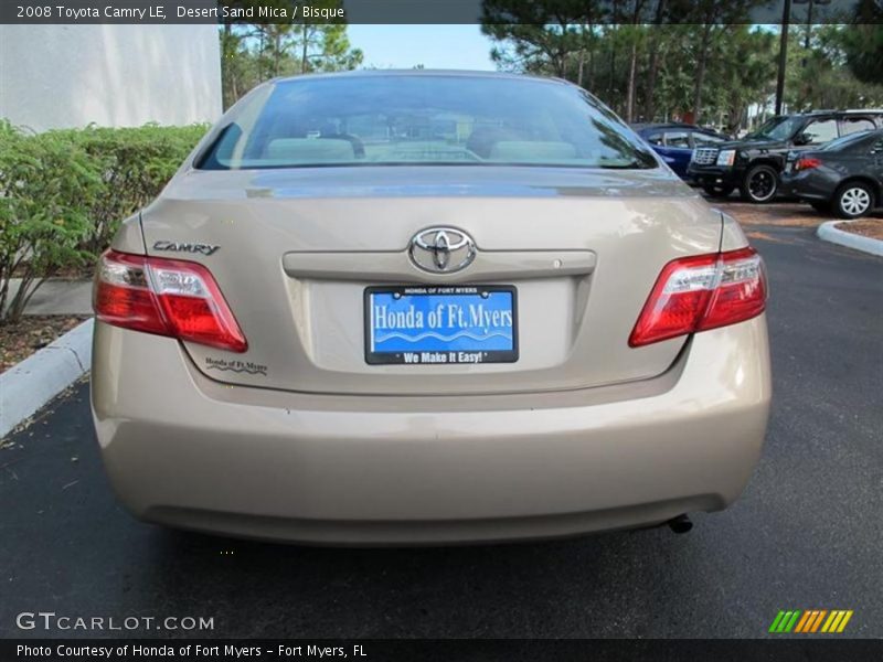 Desert Sand Mica / Bisque 2008 Toyota Camry LE