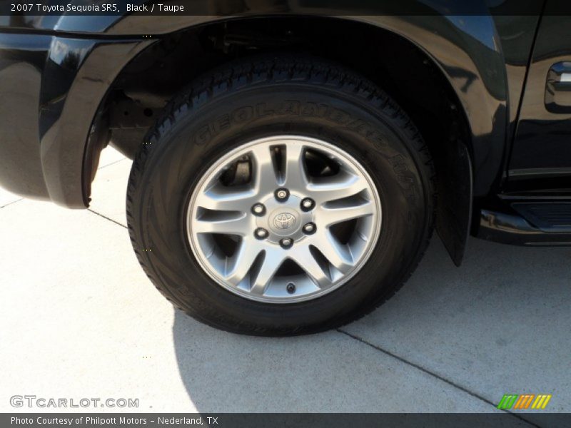 Black / Taupe 2007 Toyota Sequoia SR5