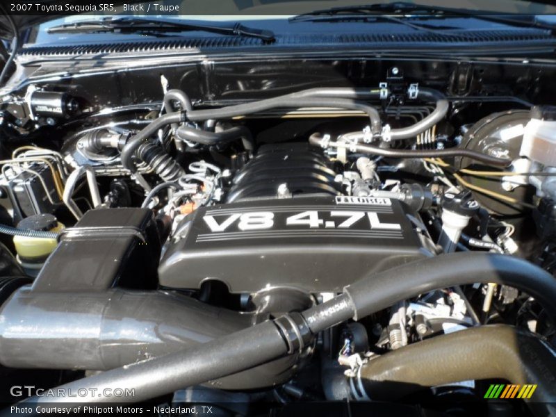 Black / Taupe 2007 Toyota Sequoia SR5