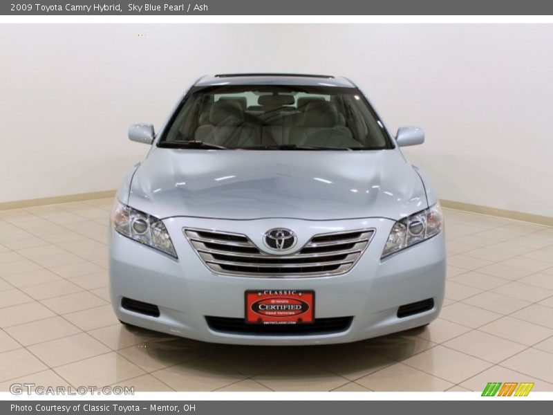 Sky Blue Pearl / Ash 2009 Toyota Camry Hybrid