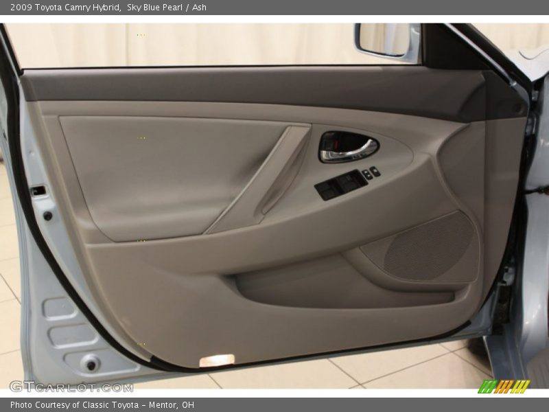 Sky Blue Pearl / Ash 2009 Toyota Camry Hybrid