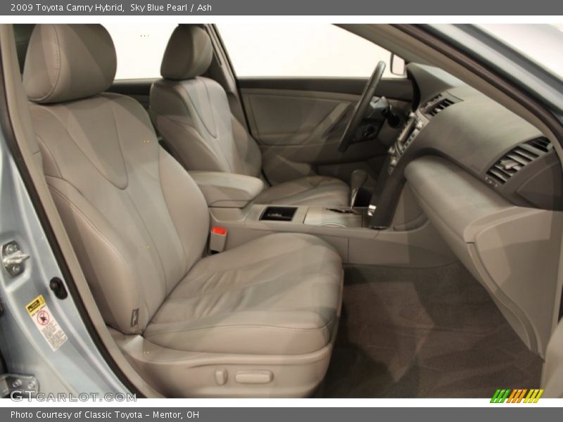 Sky Blue Pearl / Ash 2009 Toyota Camry Hybrid