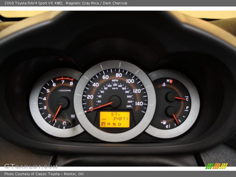  2009 RAV4 Sport V6 4WD Sport V6 4WD Gauges