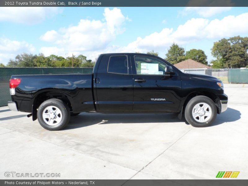 Black / Sand Beige 2012 Toyota Tundra Double Cab