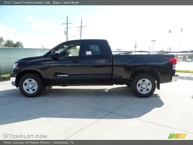 Black / Sand Beige 2012 Toyota Tundra Double Cab