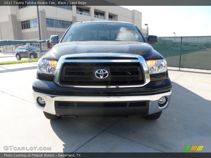 Black / Sand Beige 2012 Toyota Tundra Double Cab