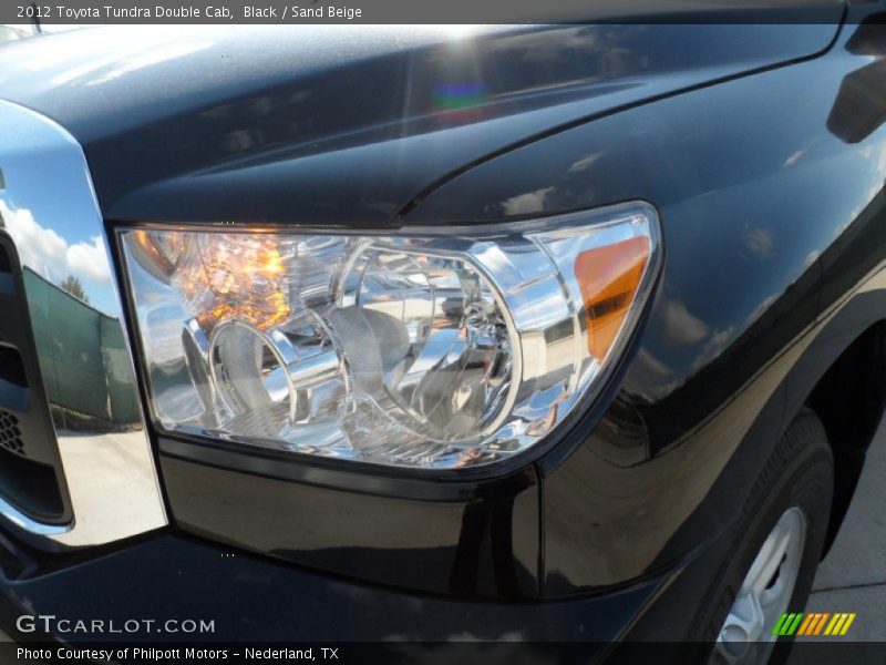 Black / Sand Beige 2012 Toyota Tundra Double Cab