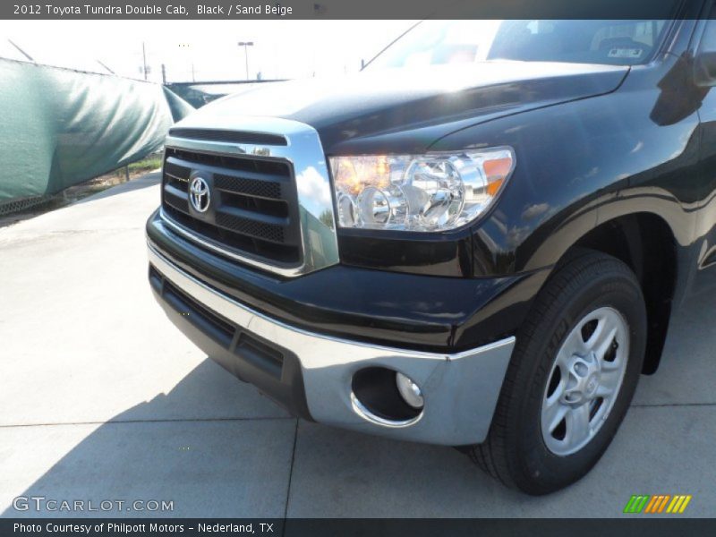Black / Sand Beige 2012 Toyota Tundra Double Cab