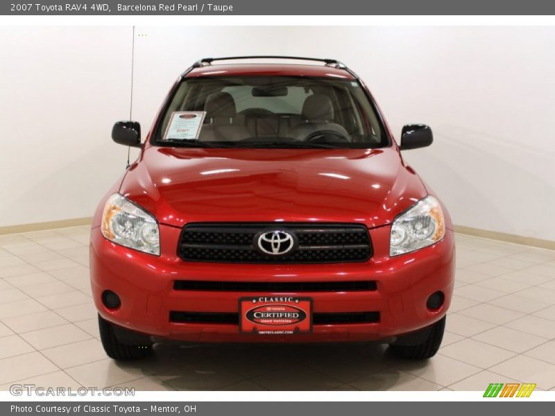 Barcelona Red Pearl / Taupe 2007 Toyota RAV4 4WD
