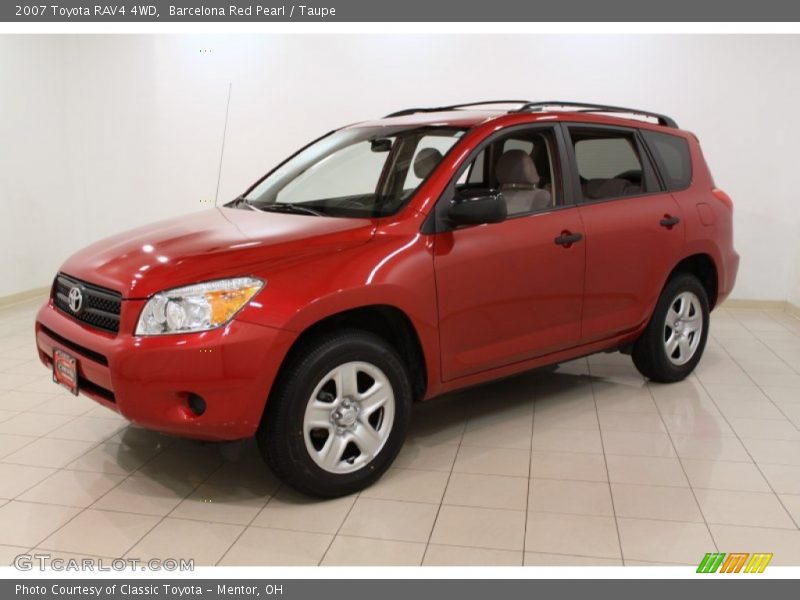 Barcelona Red Pearl / Taupe 2007 Toyota RAV4 4WD