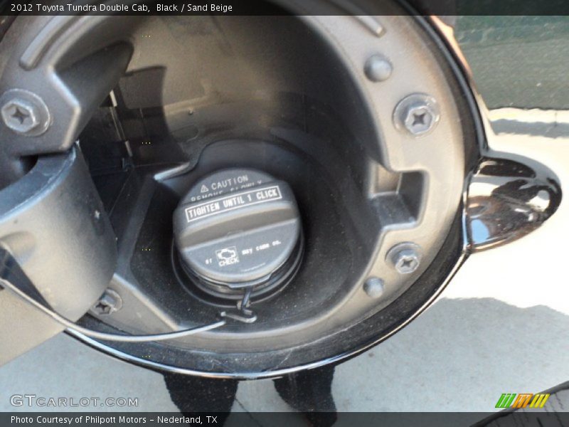 Black / Sand Beige 2012 Toyota Tundra Double Cab