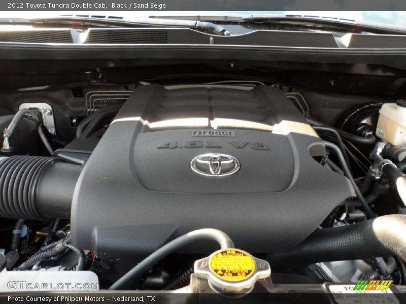 Black / Sand Beige 2012 Toyota Tundra Double Cab