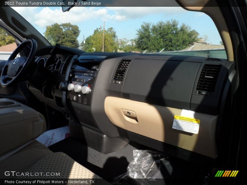 Black / Sand Beige 2012 Toyota Tundra Double Cab
