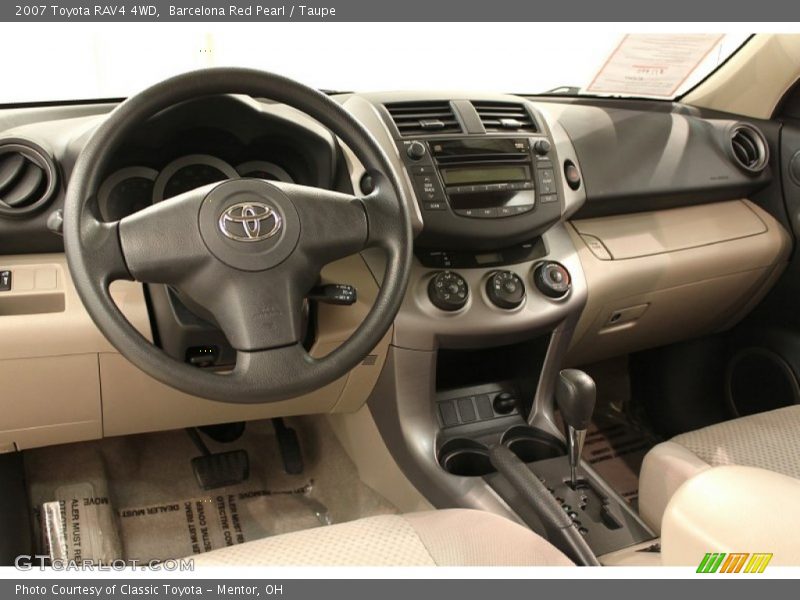 Barcelona Red Pearl / Taupe 2007 Toyota RAV4 4WD