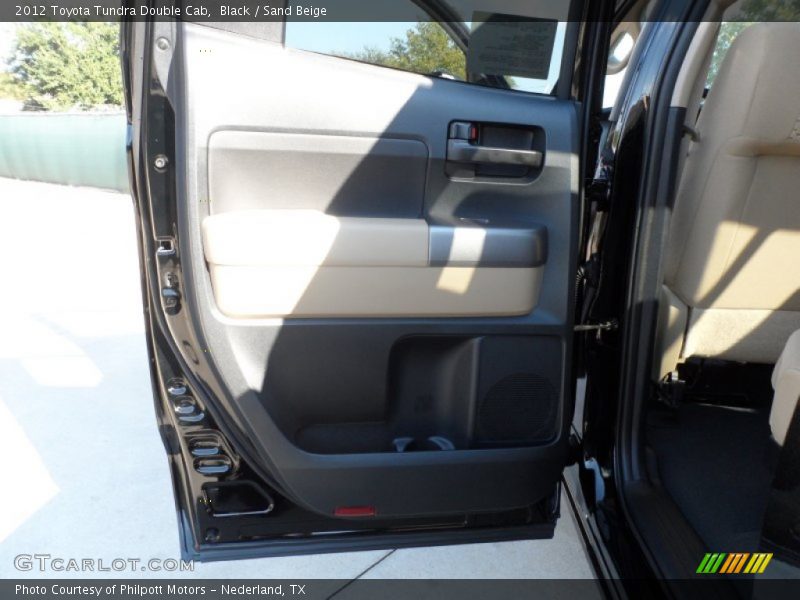 Black / Sand Beige 2012 Toyota Tundra Double Cab