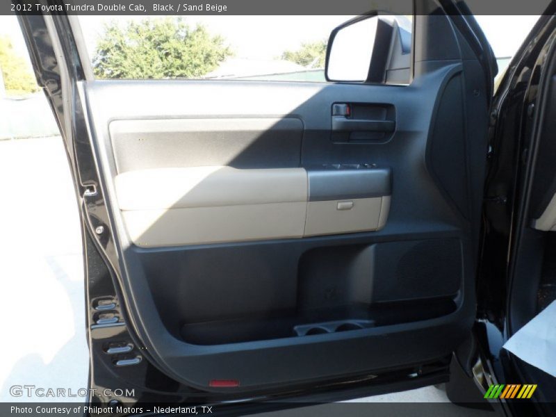 Black / Sand Beige 2012 Toyota Tundra Double Cab