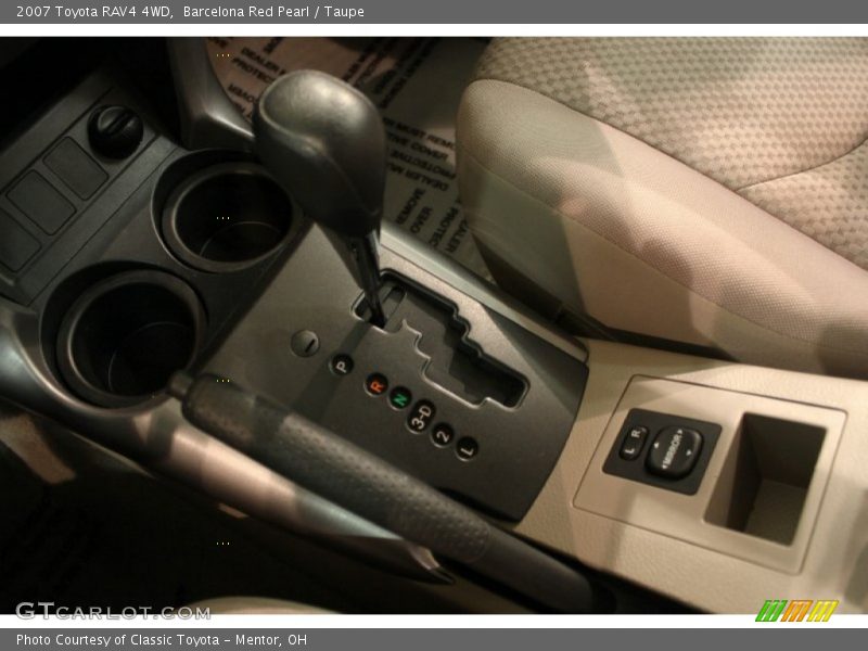 Barcelona Red Pearl / Taupe 2007 Toyota RAV4 4WD
