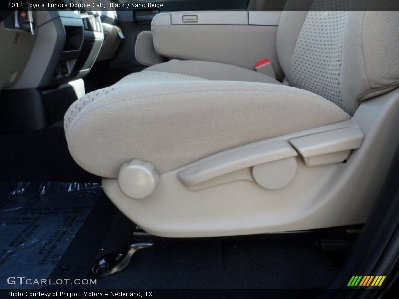 Black / Sand Beige 2012 Toyota Tundra Double Cab