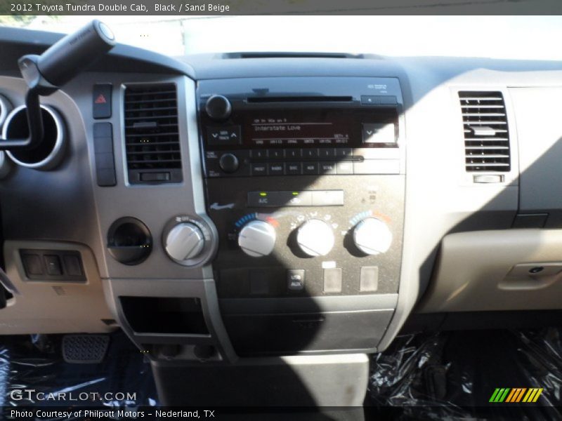 Black / Sand Beige 2012 Toyota Tundra Double Cab