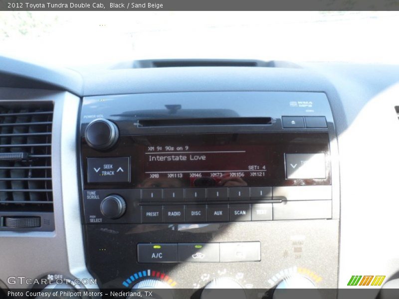 Black / Sand Beige 2012 Toyota Tundra Double Cab
