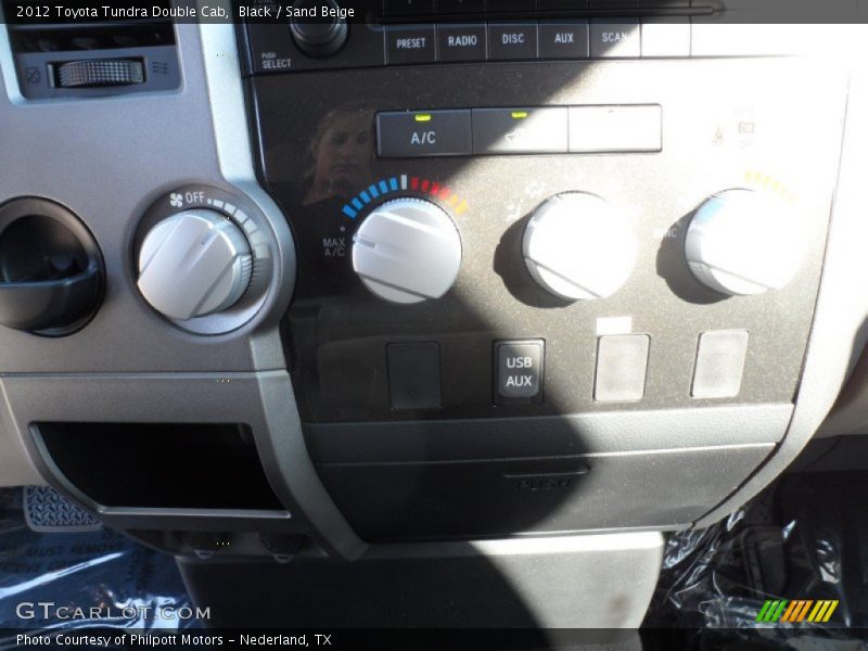 Black / Sand Beige 2012 Toyota Tundra Double Cab