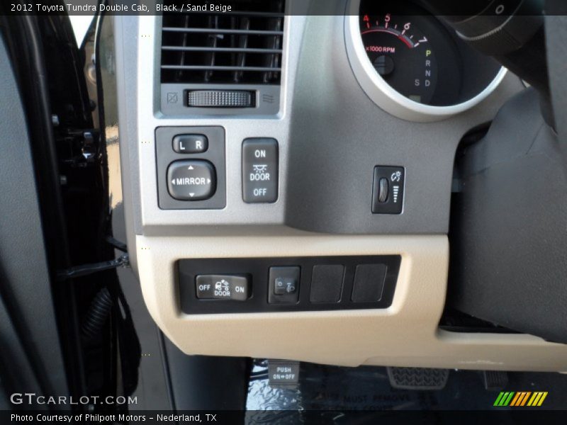 Black / Sand Beige 2012 Toyota Tundra Double Cab